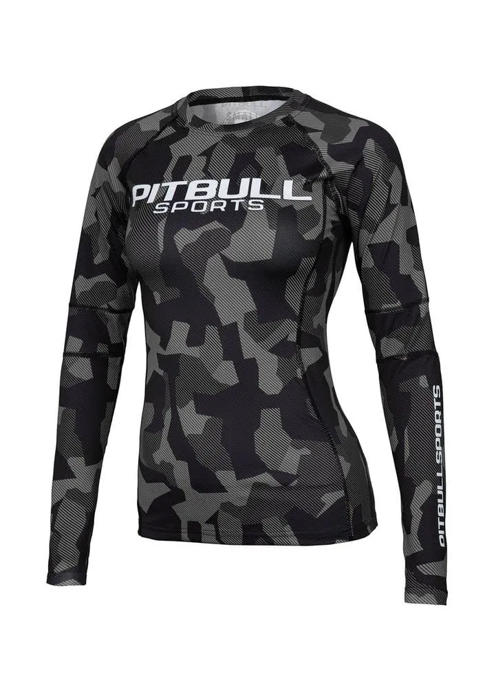 Pit Bull West Coast Dillard rashguard grigio L maniche lunghe