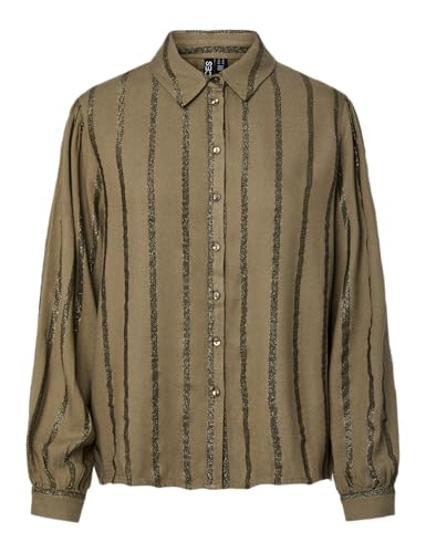 Pieces Pcbrigitte LS Shirt camicia donna M manica lunga