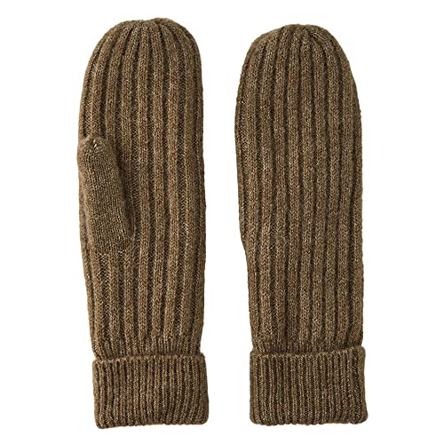 PIECES Pcjeslin muffole donna in lana bianco grigio