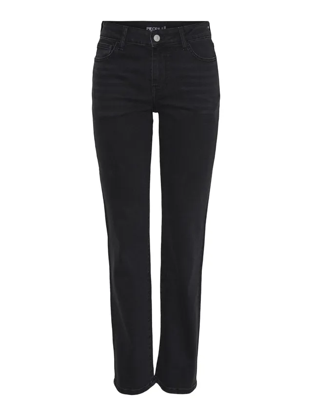 Pieces Pckelly Jeans Dritti Donna 25W/30L Blu