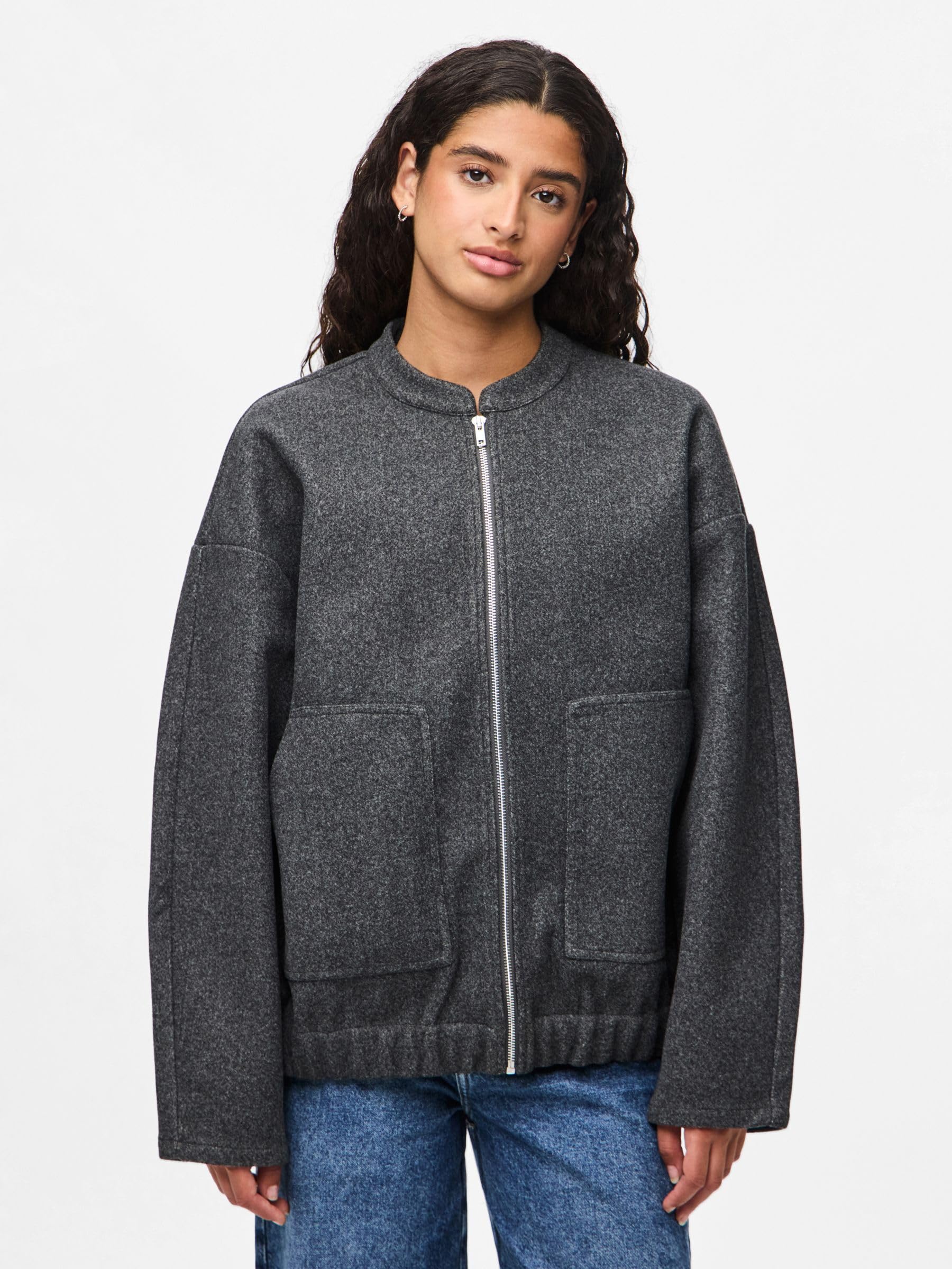 Pieces Pcdebbie LS Bomber giacca donna manica lunga