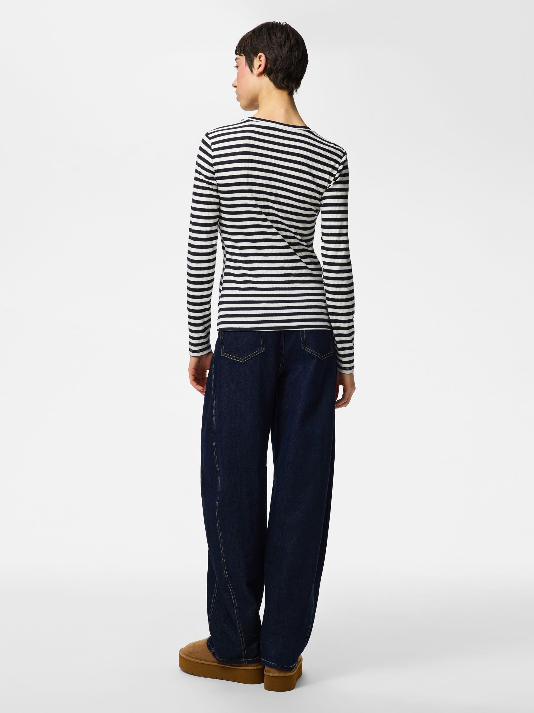 Pieces Pcruka LS top donna jersey taglia S manica lunga