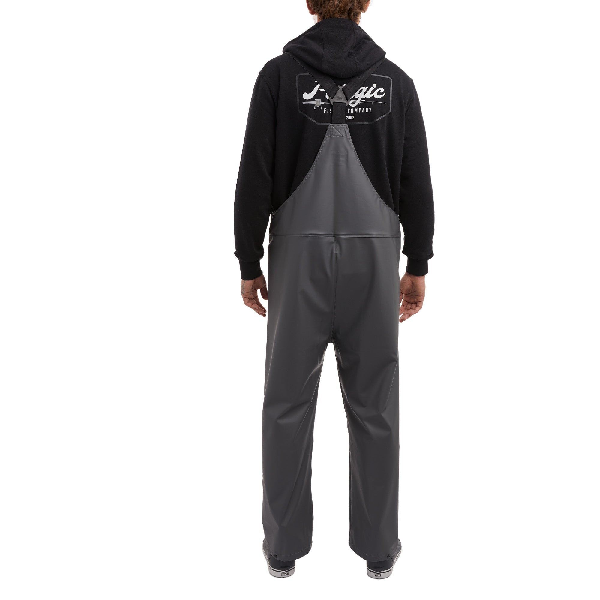 Pelagic Chubasco Bib salopette pesca Graphite impermeabile
