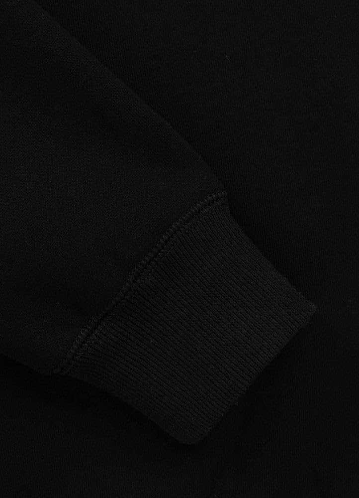 Pitbull felpa oversize donna senza cappuccio cotone
