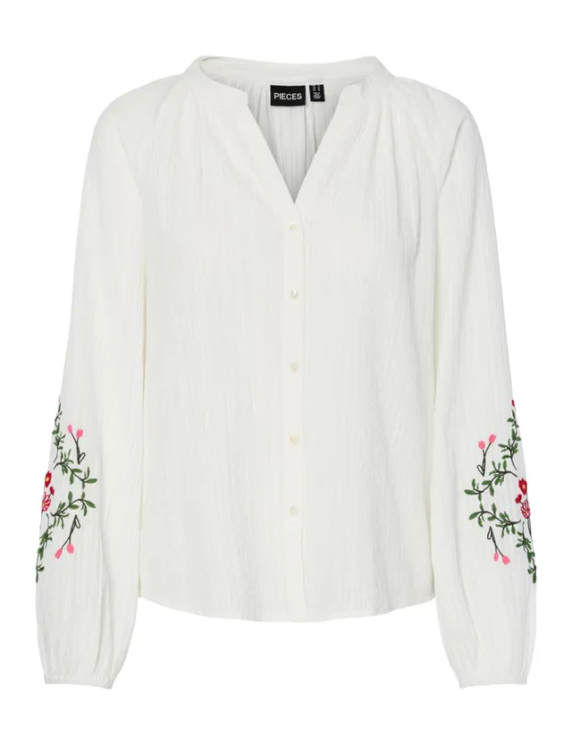 Pieces Pcsikka LS Shirt Mpa Wvn BC camicia XL manica lunga