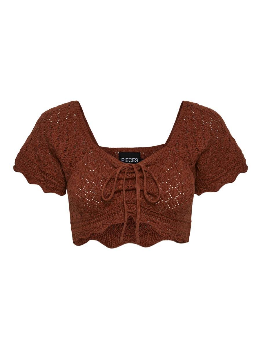 Pieces Pcbluma Maglia Donna Manica Corta Comoda