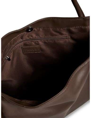 Pieces Pcranna Shopper Wb borsa donna marrone scuro