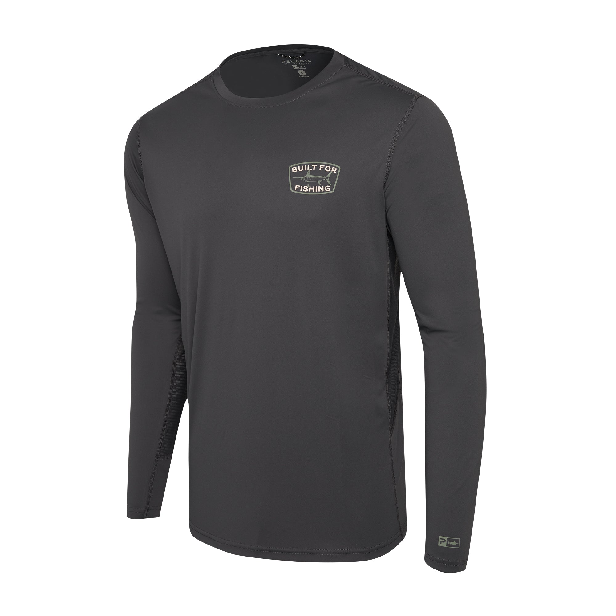 Pelagic Vaportek Swordie maglia pesca grafite UPF 50+