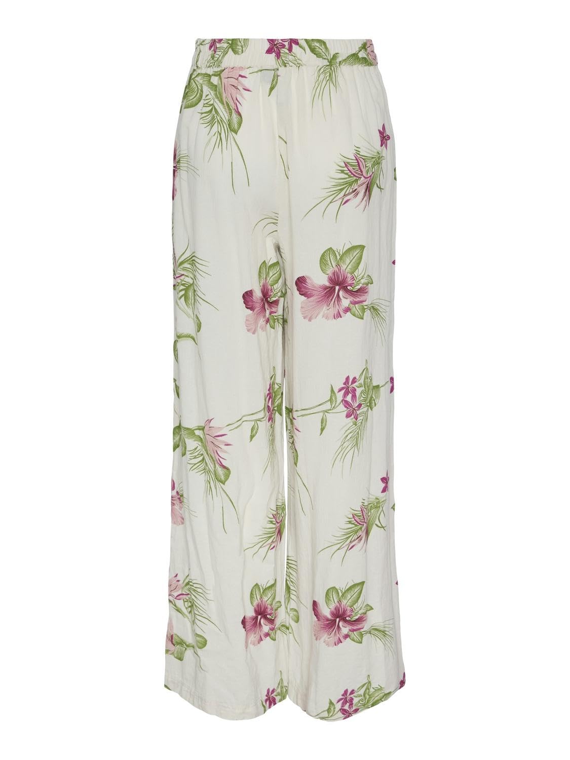 Pieces Pcaloha pantaloni donna M Eggnog Paradise fantasia