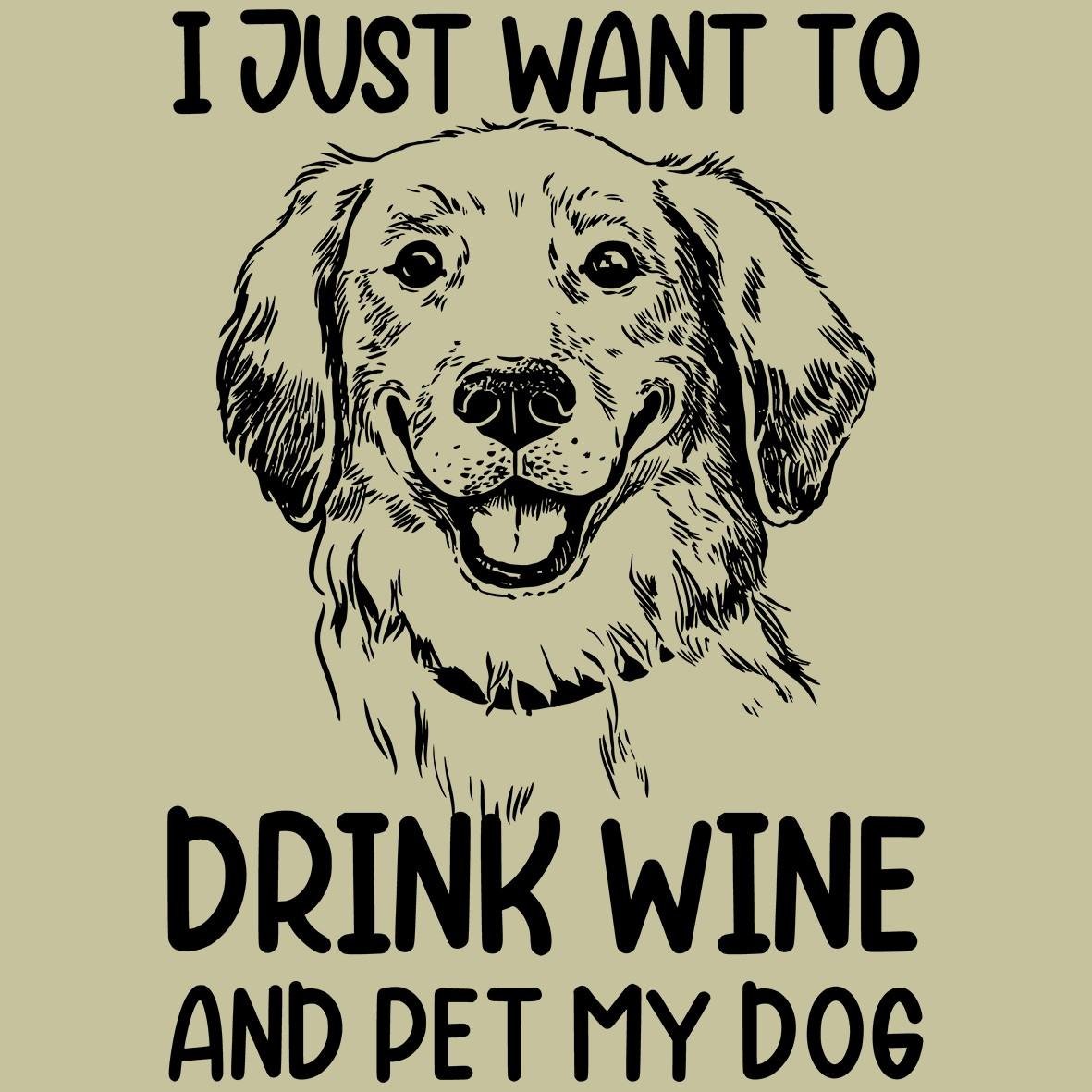Matrix Music Store Pet-Tee Wine Dog t-shirt unisex donna