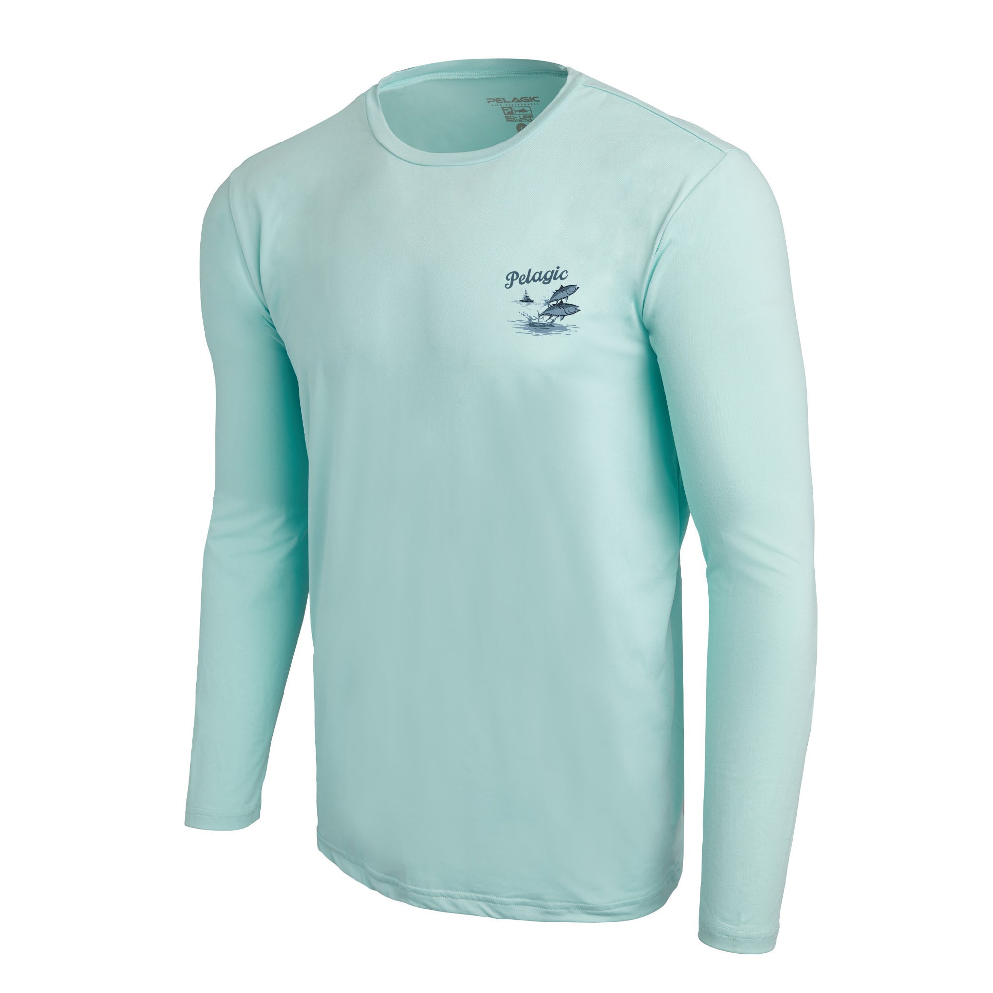 PELAGIC Freespool Jumpers maglia uomo Turchese UPF 50+