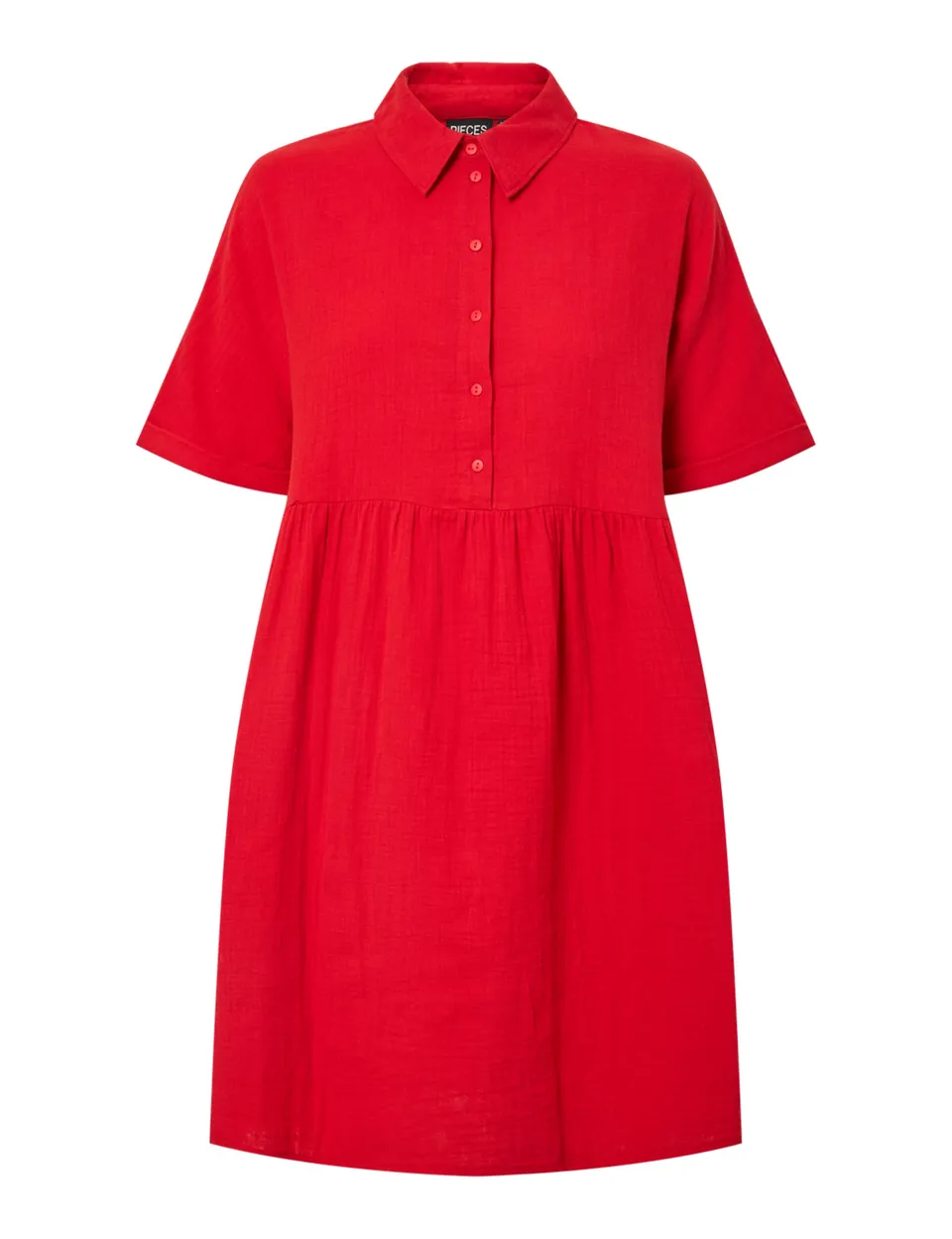 Pieces Pcsastina Abito Camicia Donna Manica Corta