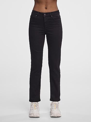 PIECES Pantaloni Donna Denim Nero 30W/30L Uso Quotidiano