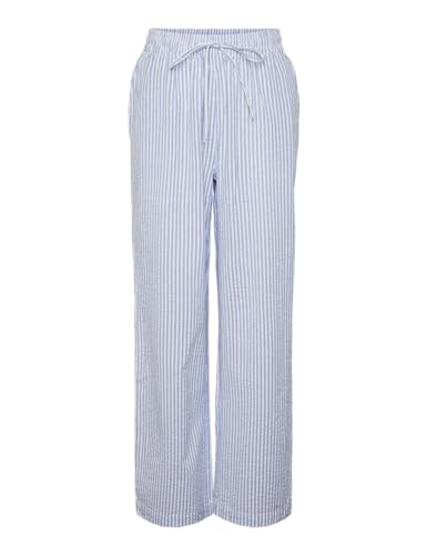 Pieces Pcsally HW Loose pantaloni donna XL rosa