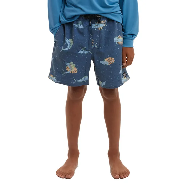 PELAGIC Youth Dockside shorts ragazzo Smokey Blue