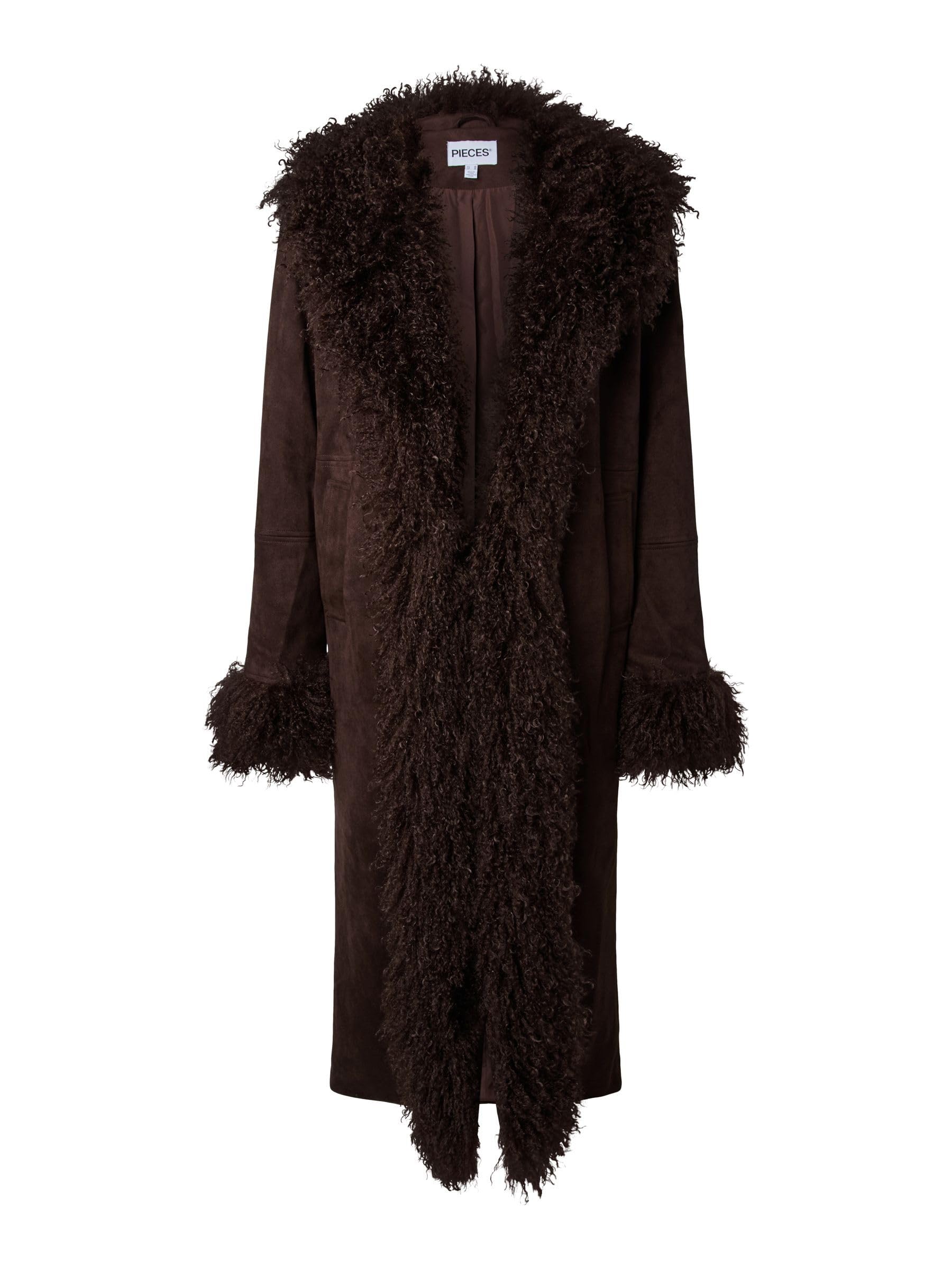Pieces Pcnanna Brushed Long giacca lunga donna XL