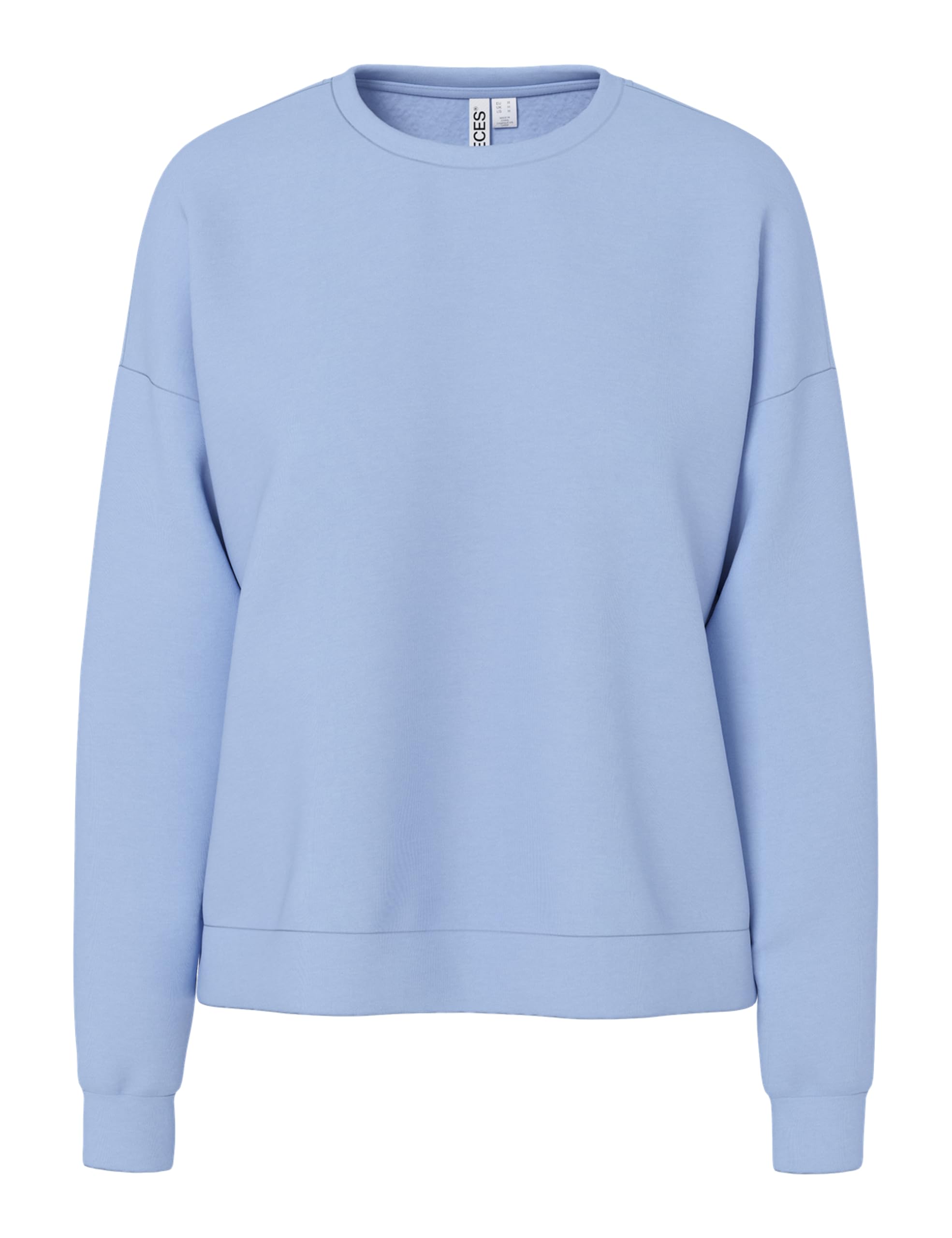 Pieces Pcmichelle Scuba LS Top maglia donna manica lunga