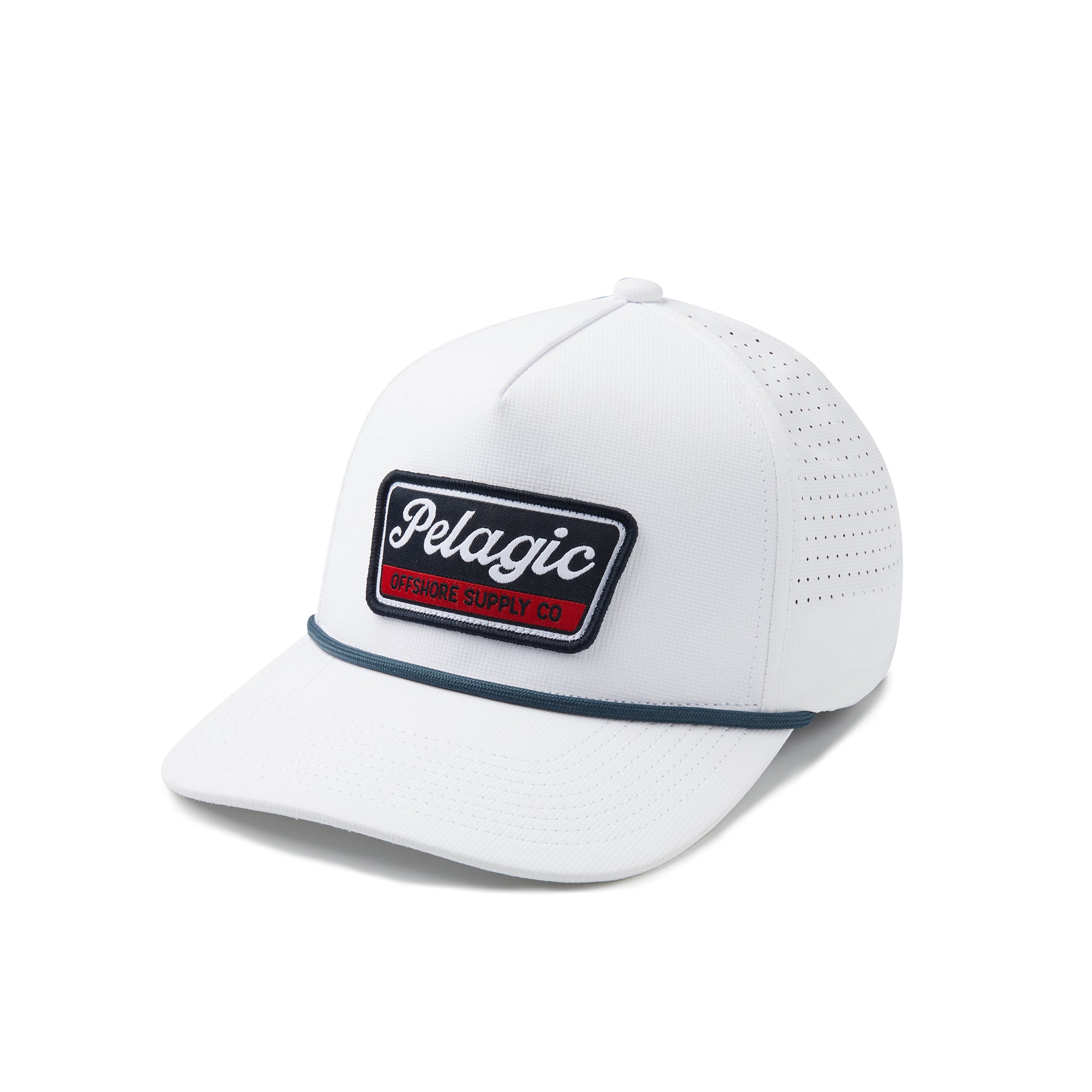 Pelagic Upswell Dockline cappellino bianco taglia unica traspirante