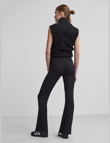 Pieces Pctoppy pantaloni flare donna neri