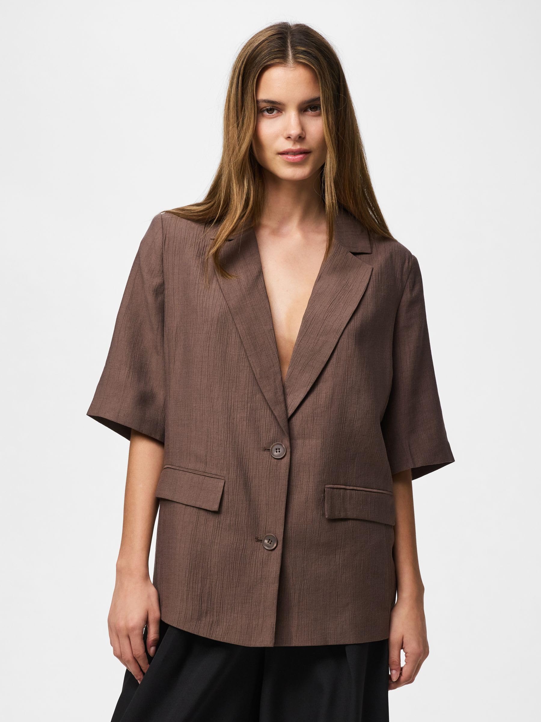 Pieces Pcgerry SS Blazer donna M manica corta