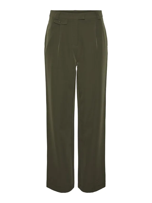 Pieces Pcnimora HW Pants BC pantaloni eleganti donna S vita alta