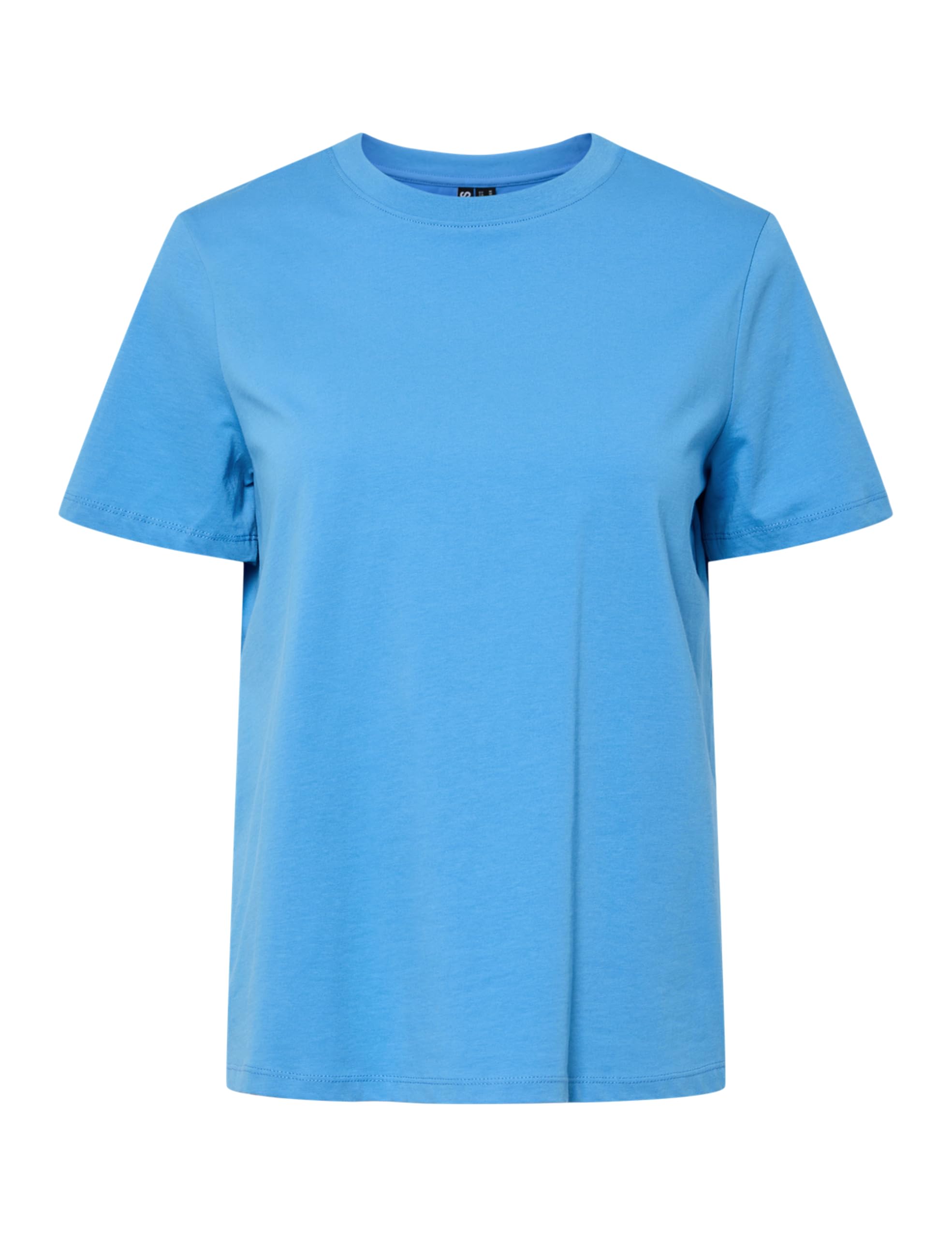 Pieces PcRia t-shirt grigio melange cotone