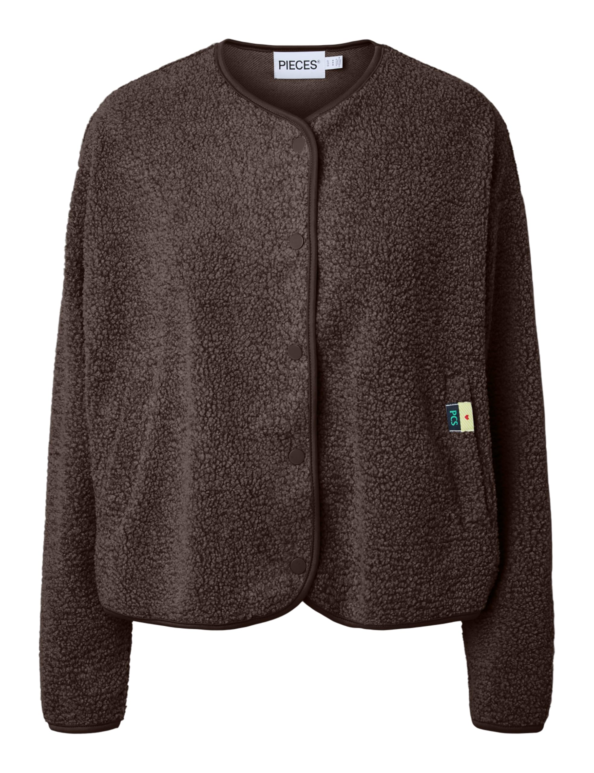 Pieces Pckatty Teddy giacca teddy effetto pelliccia