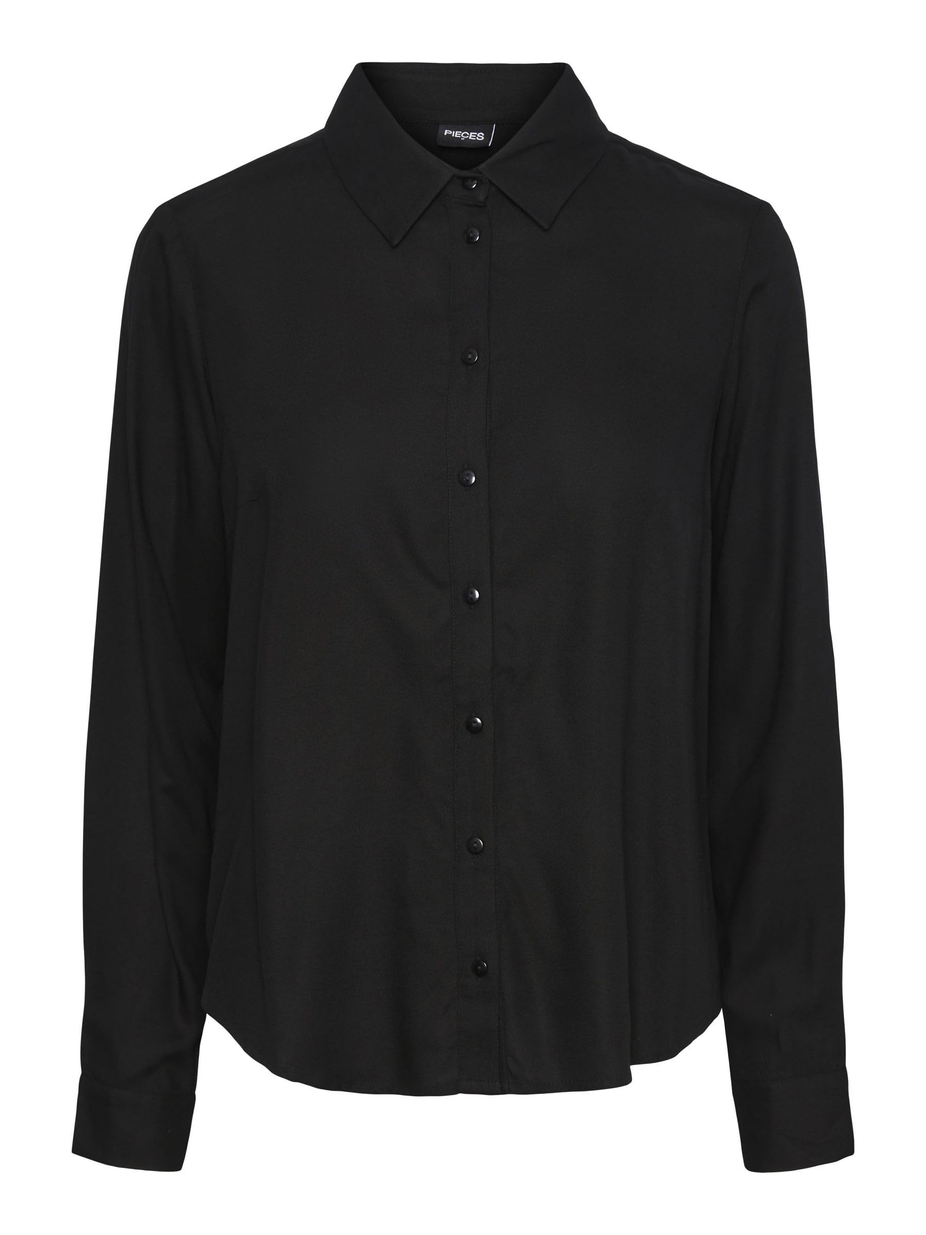 Pieces Pcnova LS Shirt Noos BC camicia donna