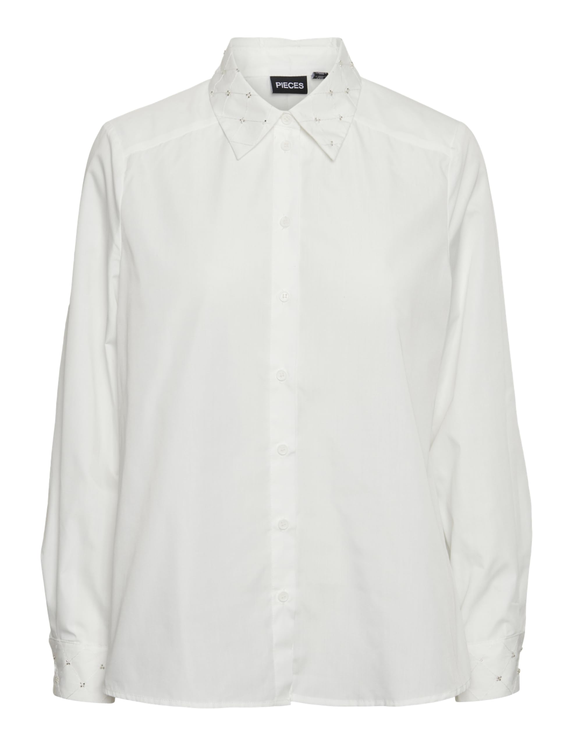 PIECES Pcnaijia LS Shirt camicia donna S manica lunga