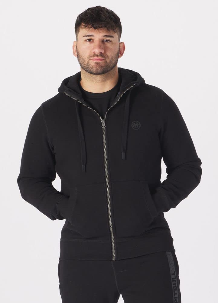 Pit Bull West Coast Hilltop felpa con zip in cotone taglia M
