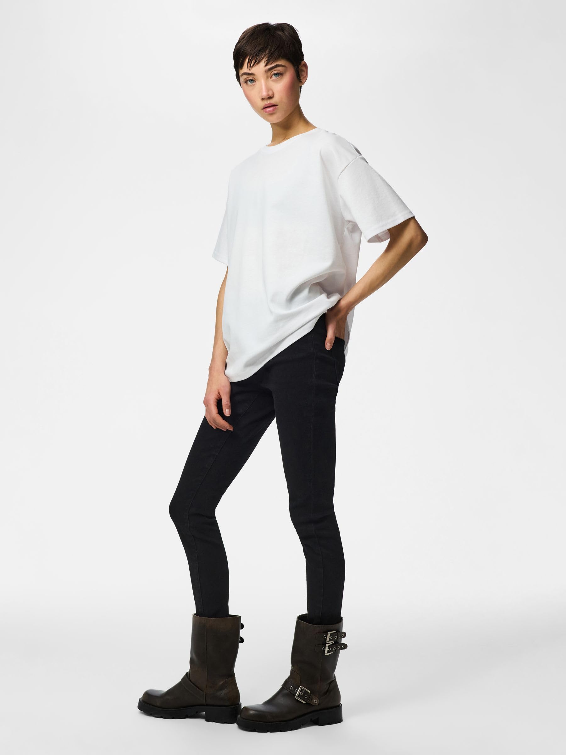 PIECES jeans donna taglia S denim comodo