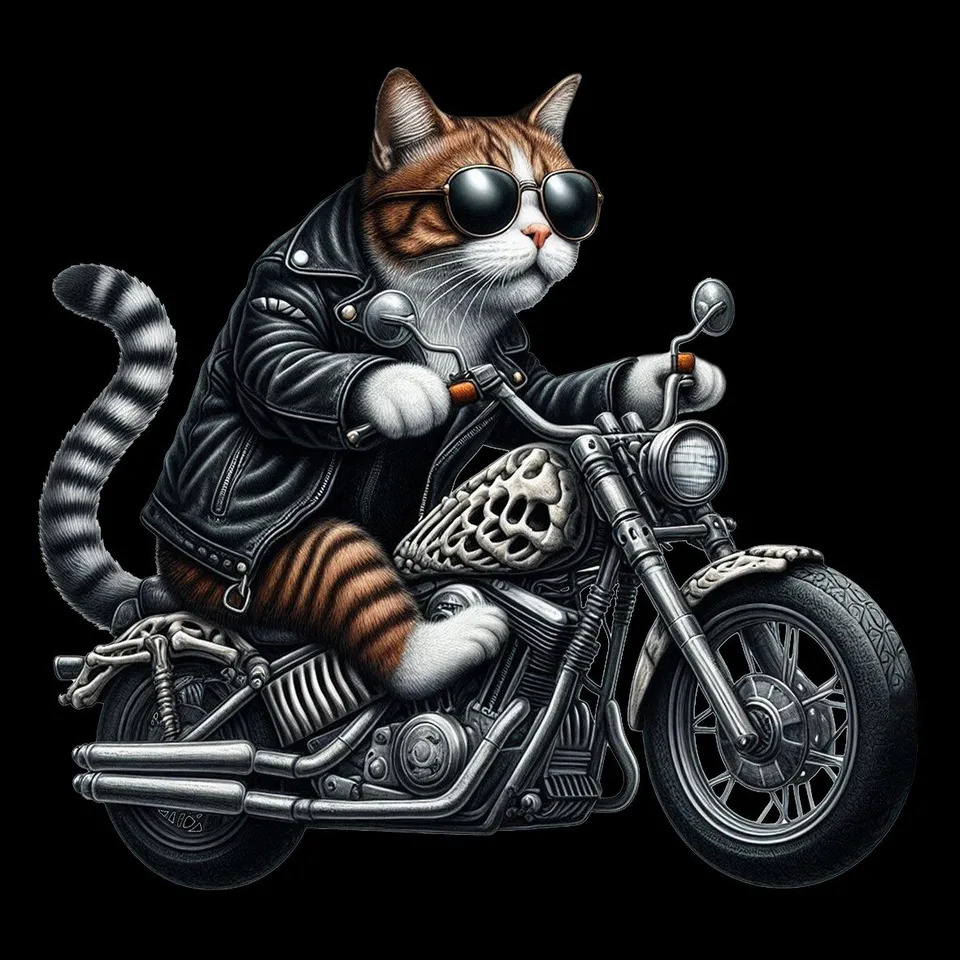 Matrix Cats Motorcat t-shirt unisex stampa digitale