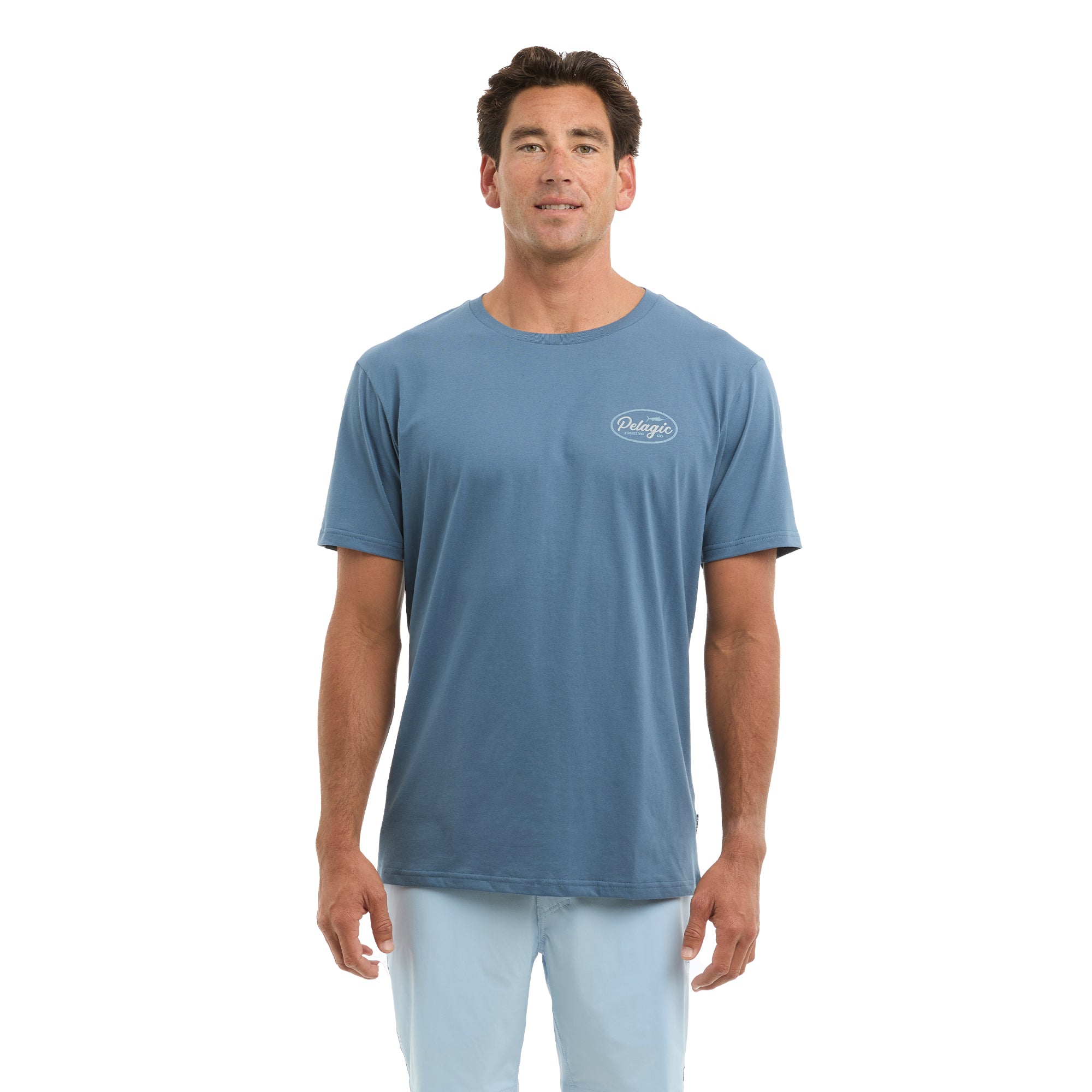 Pelagic Circled t-shirt uomo Petrol in cotone organico
