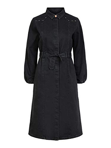 Pieces Pcrosie LS Midi Stud Dress-VI BC vestito midi