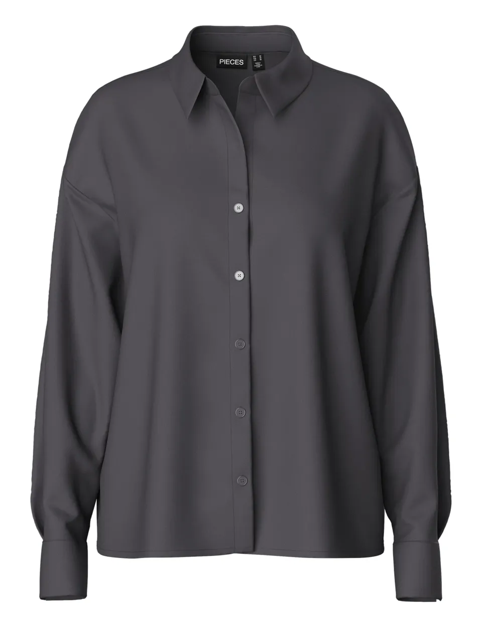PIECES Pcfranan LS Shirt Noos BC camicia donna manica lunga