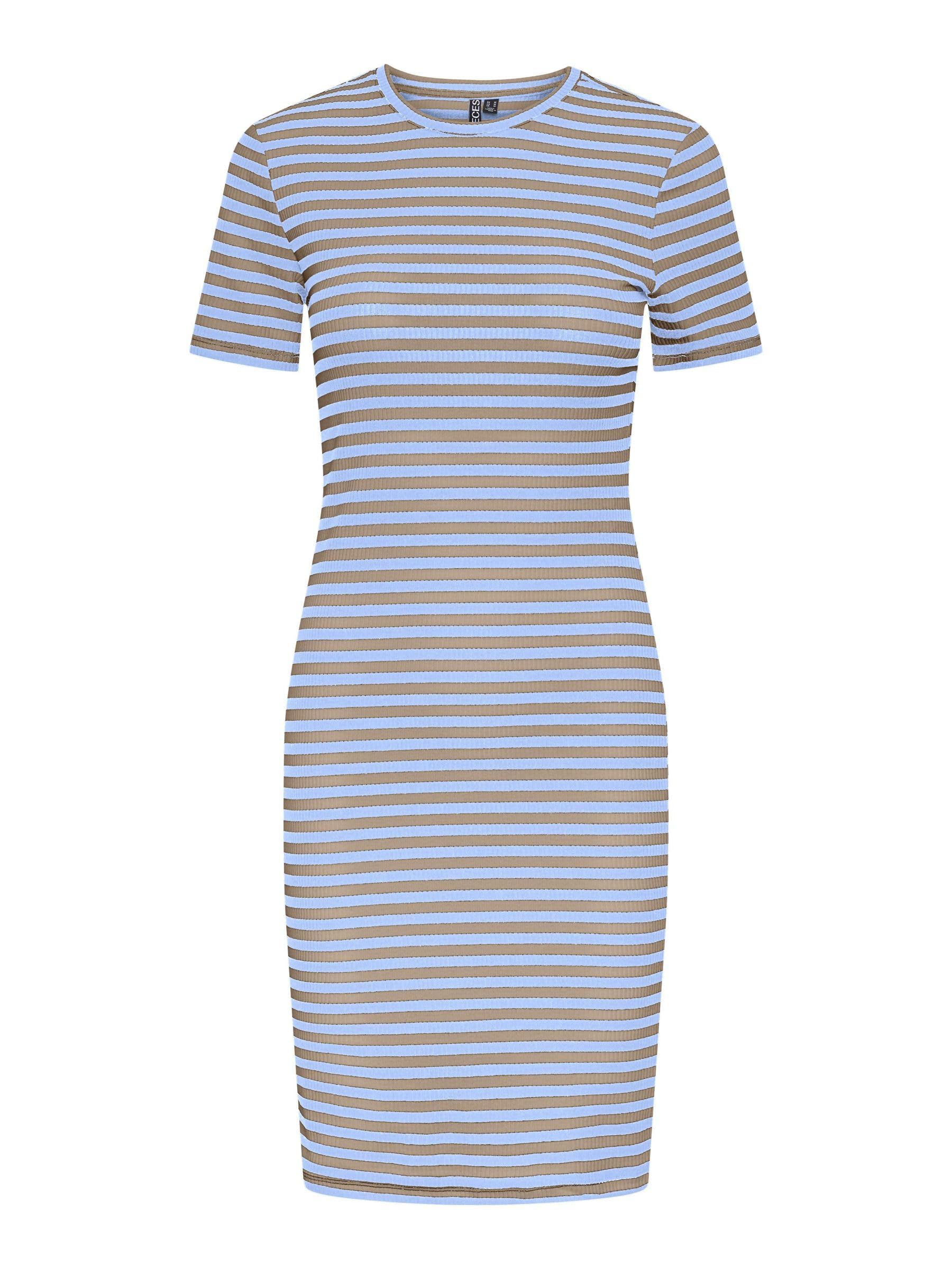 Pieces Pcruka SS Dress Noos vestito manica corta leggero