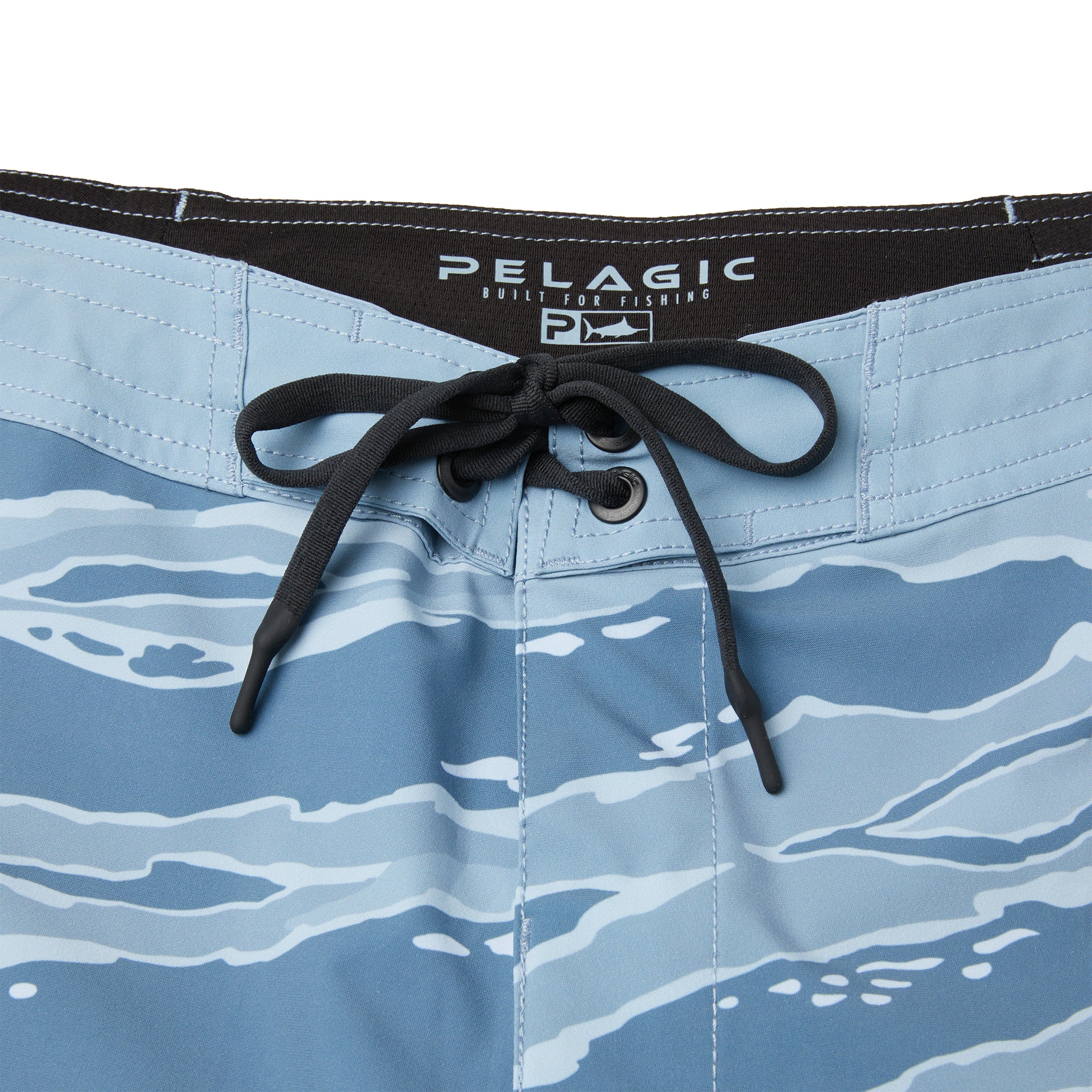 Pelagic Leaderman boardshort pesca petrol mimetico