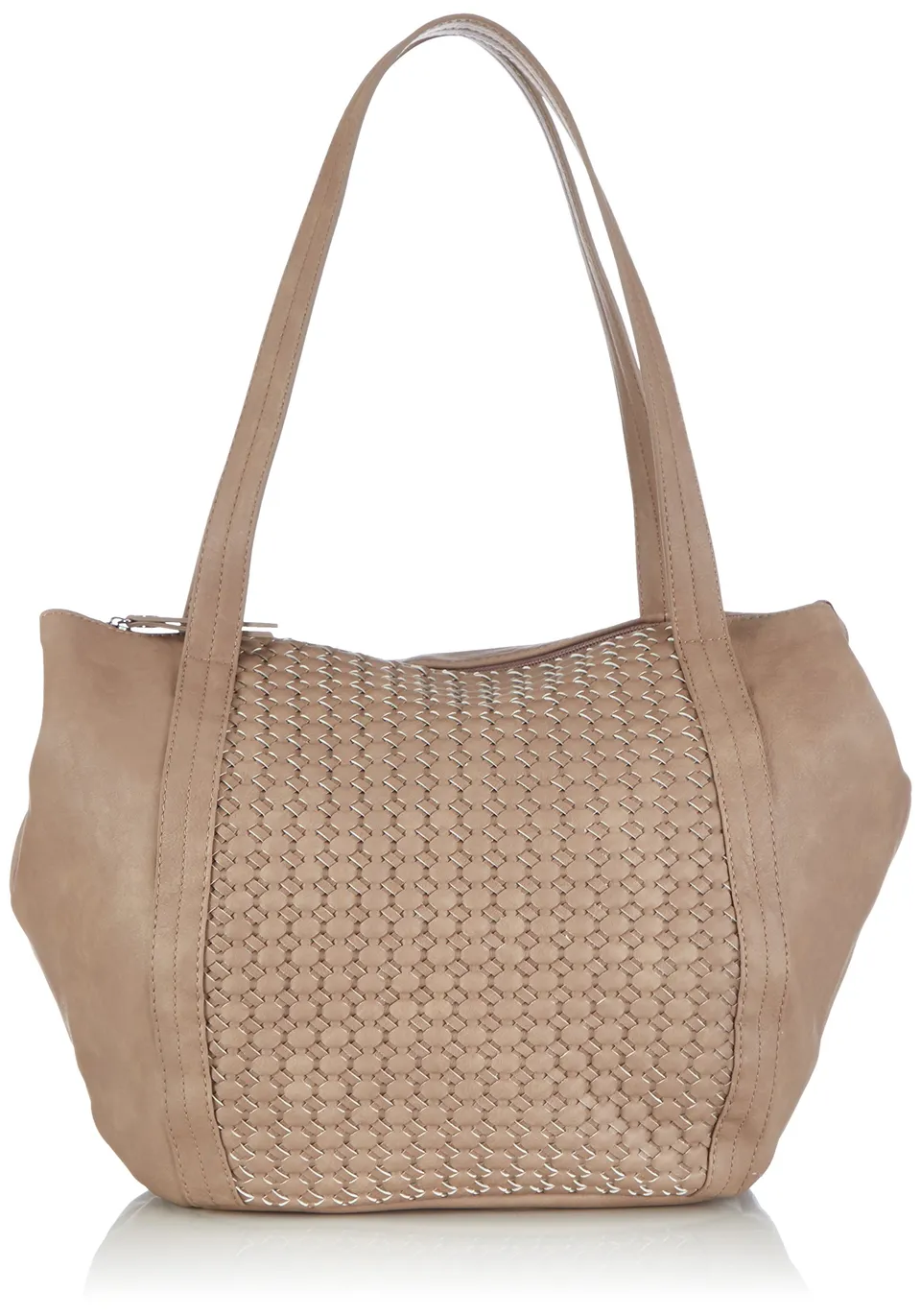 Pieces Pcnida borsa shopper intrecciata