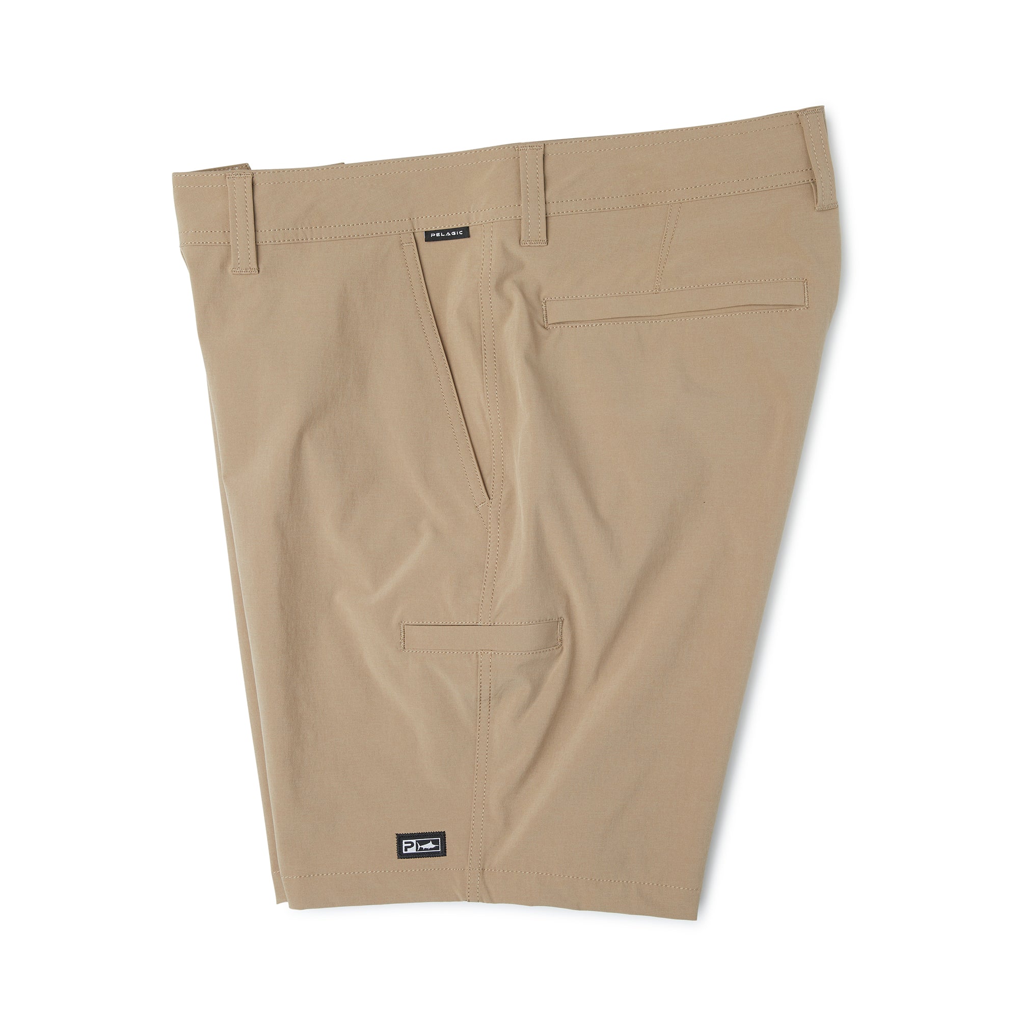 Pelagic Mako pantaloncini uomo kaki scuro idrorepellente