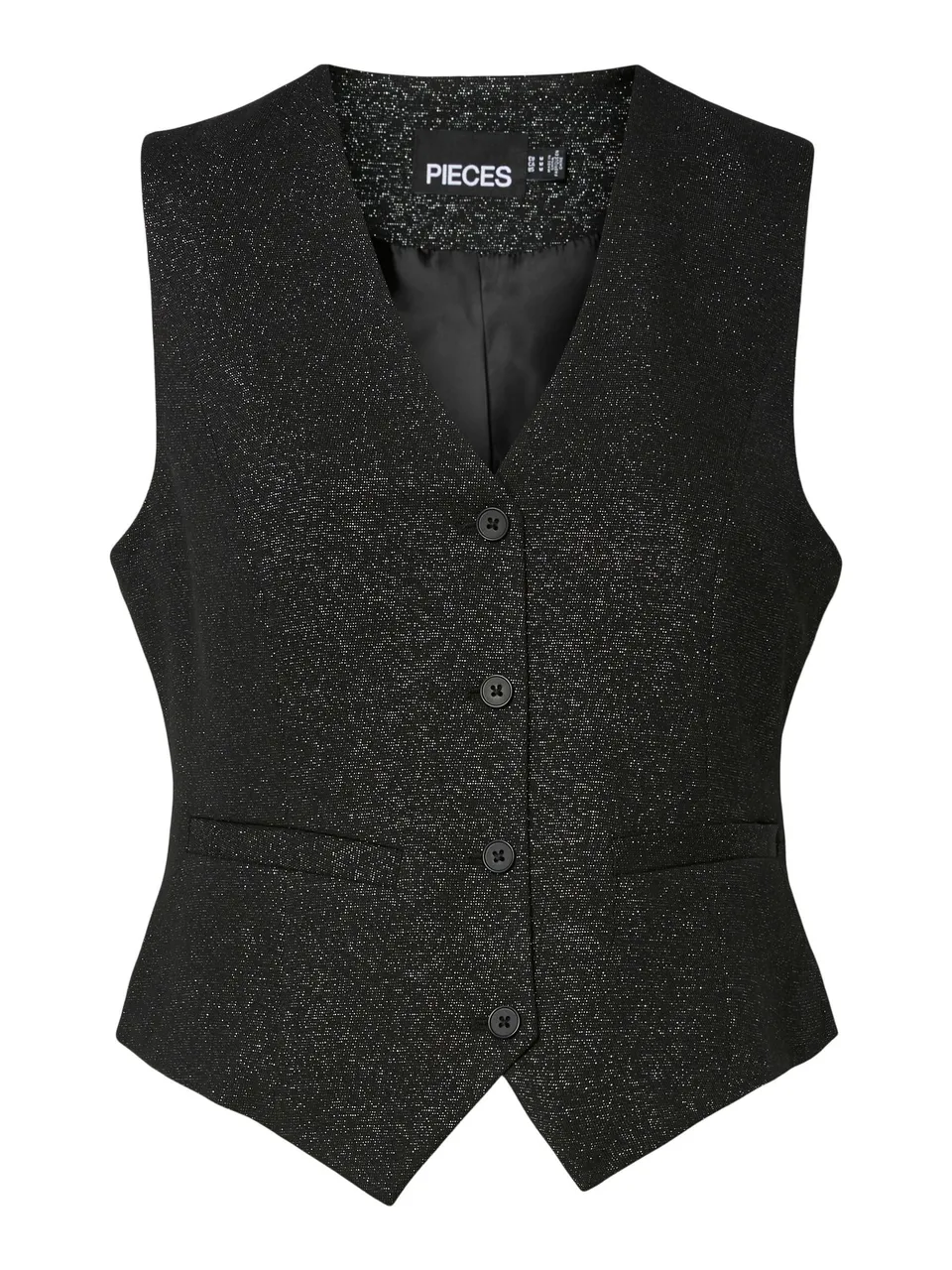 Pieces Pcbosella Gilet Glitterato Donna Taglia M Festa