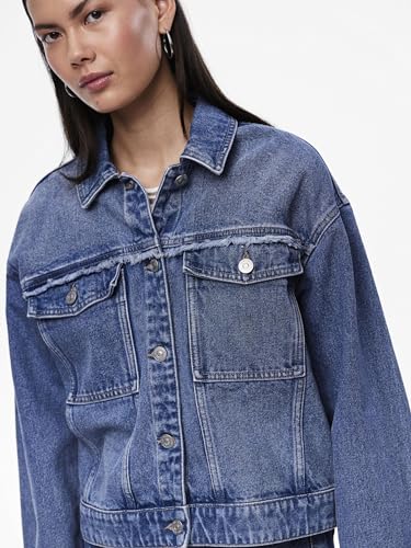 Pieces Pcalfi LS giacca jeans donna M