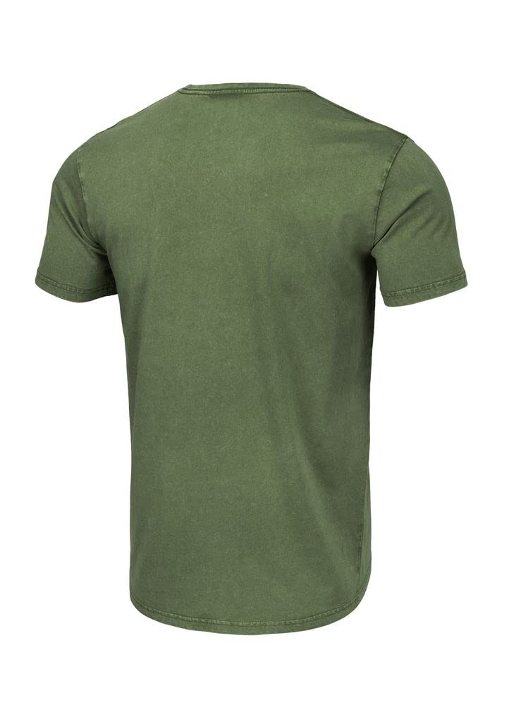Pit Bull West Coast Denim Washed t-shirt uomo cotone