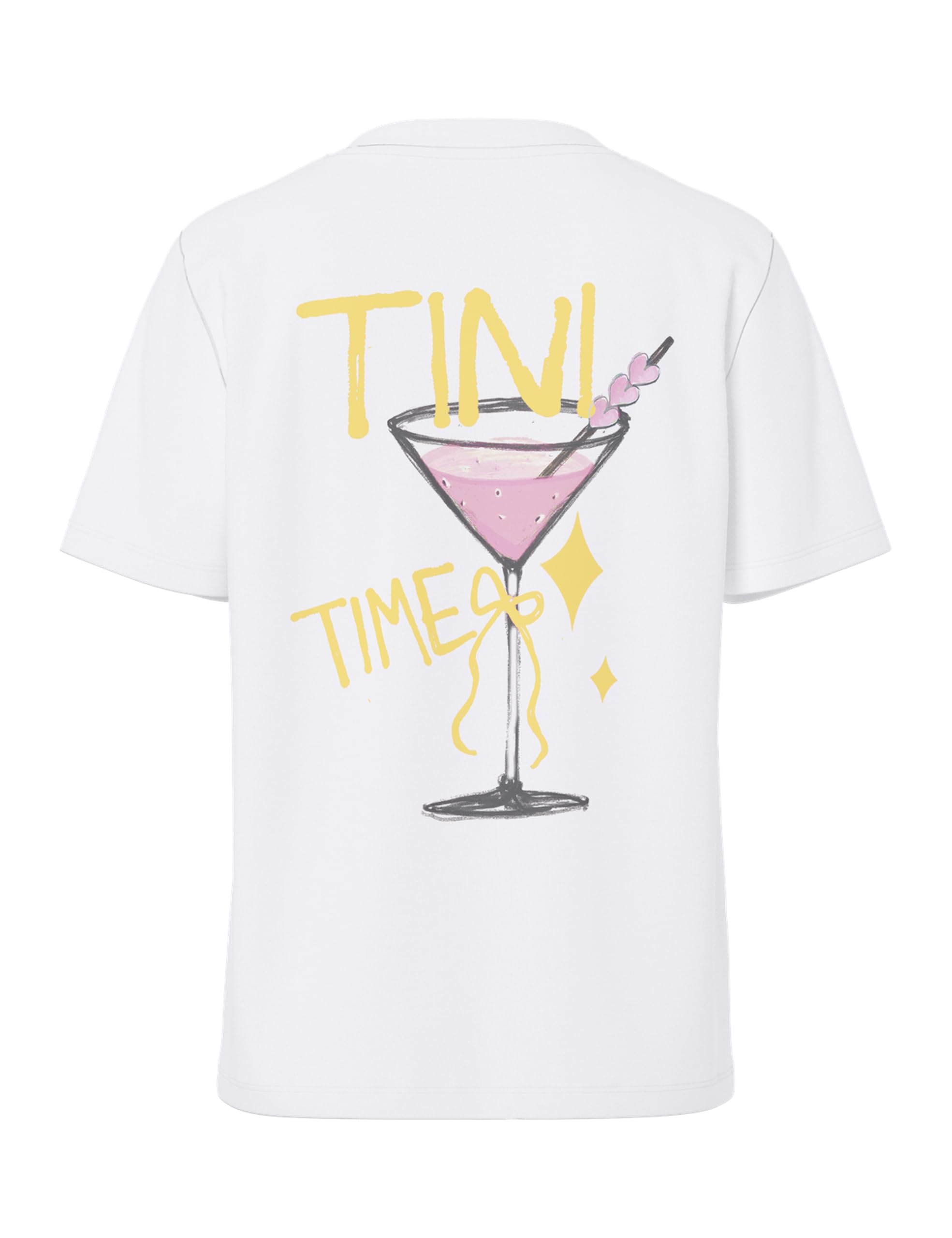 Pieces Pcgigi SS T-shirt Stampa Donna Bianca L