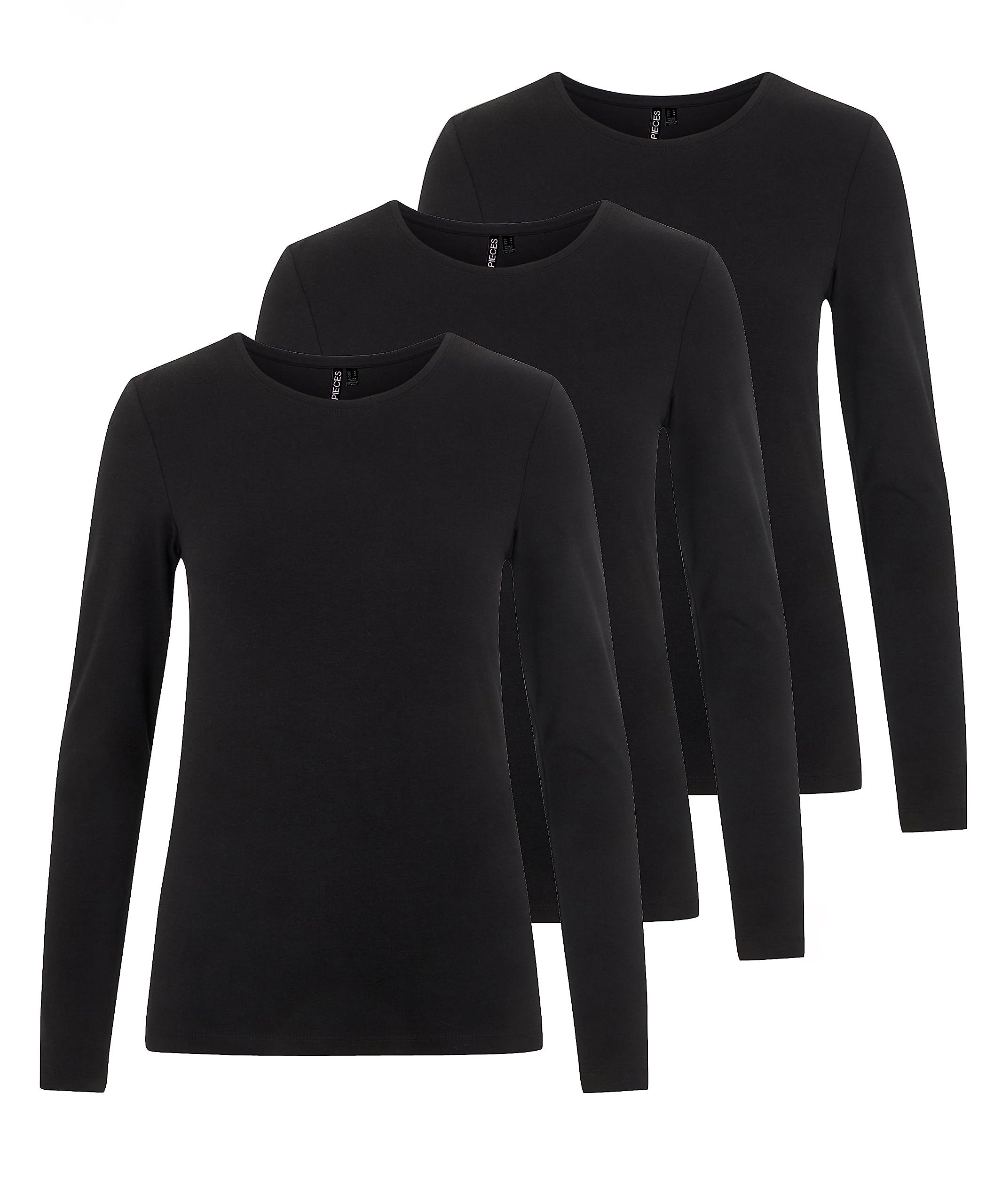 Pieces Sirene maglia donna maniche lunghe S cotone