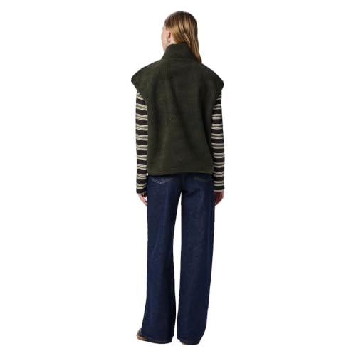 Pieces & Peace Sadia gilet pile donna 2XL con zip