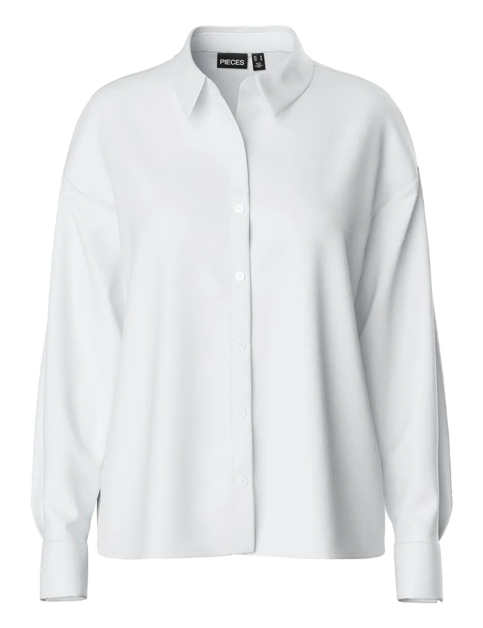 Pieces Pcfranan LS Shirt Noos BC camicia donna