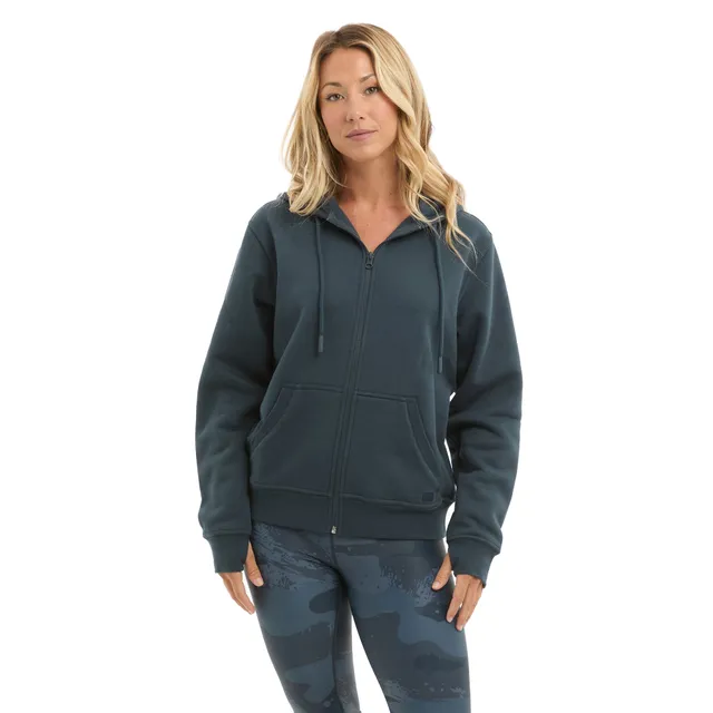 PELAGIC Ws Tanner felpa zip blu navy cotone caldo