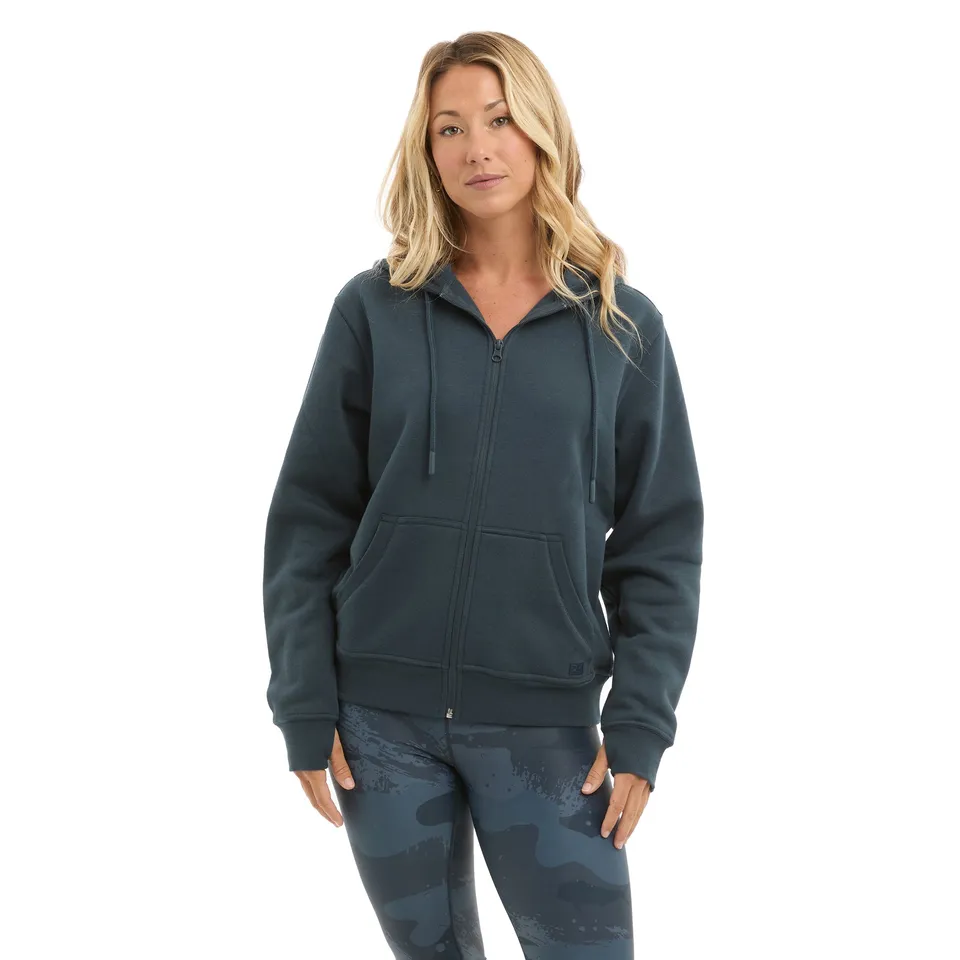 PELAGIC Ws Tanner felpa zip blu navy cotone caldo
