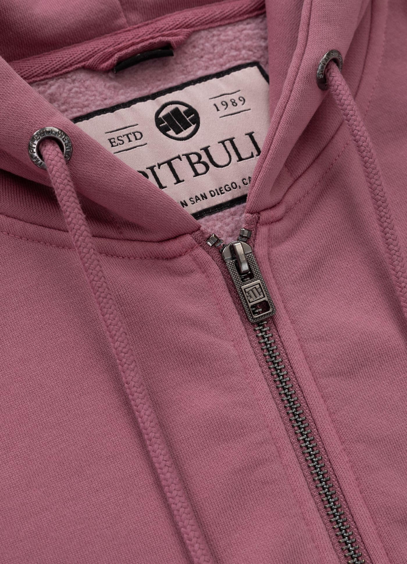 Pitbull Manzanita Heart Felpa Donna Rosa Cotone