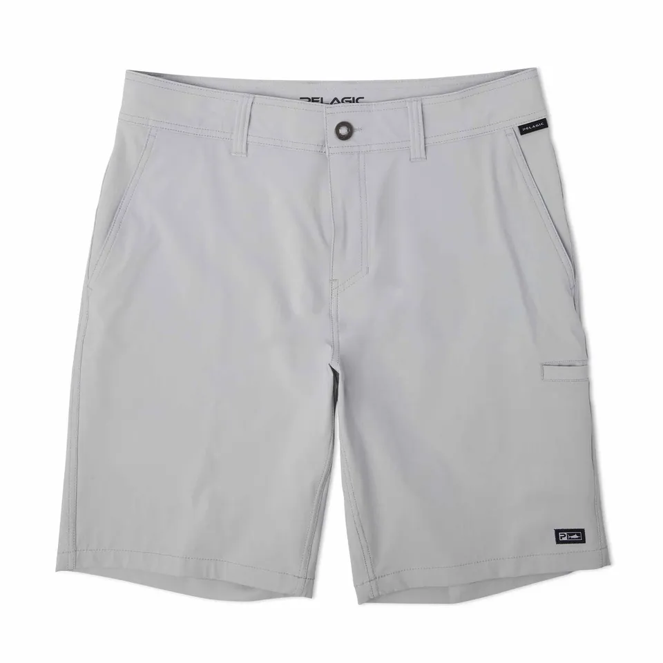 Pelagic Mako shorts uomo grigio chiaro tessuto elasticizzato
